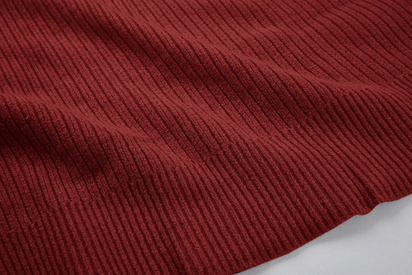 Womens Turtleneck Oversized Sweaters Dress Long Sleeve Drop Shoulder Pullover Loose Knit Dresses Red