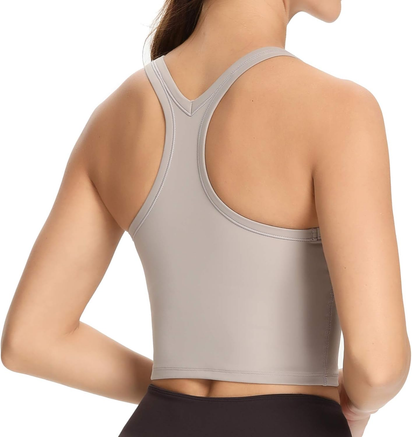 Women Removable Padded Sports Bras Workout Running Yoga Tank Tops