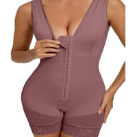 Fajas Colombianas Shapewear for Women Tummy Control Post Surgery Full Body Shaper Butt Lifter with Zipper Crotch